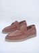 Powder suede loafers, model &ldquo;Marsala&rdquo;, unlined, size 40, 37, Suede, Milk, Without lining, Марсала
