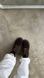Boots model &ldquo; Ange &rdquo;, suede, chocolate color, leather lining, size 36, 39, Suede, Black, Wool insulation, Ange