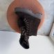 Boots model &ldquo; Ange &rdquo;, suede, chocolate color, leather lining, size 36, 39, Suede, Black, Wool insulation, Ange