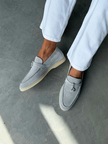 Loafers Marsala, metallic color, natural suede, unlined