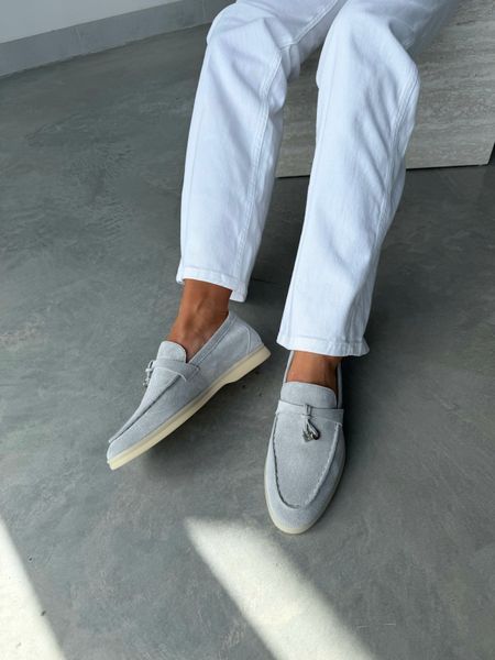 Loafers Marsala, metallic color, natural suede, unlined