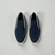 High-cut loafers, blue, genuine suede, leather lining