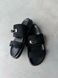 Slippers EVEN velour, black, size 37