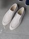 Aurora loafers, sand color, natural suede, leather lining
