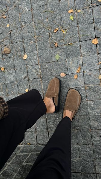 Castore suede slippers Lliya&rdquo;, unlined, size 41, 40, Suede, Black, Without lining, Лія