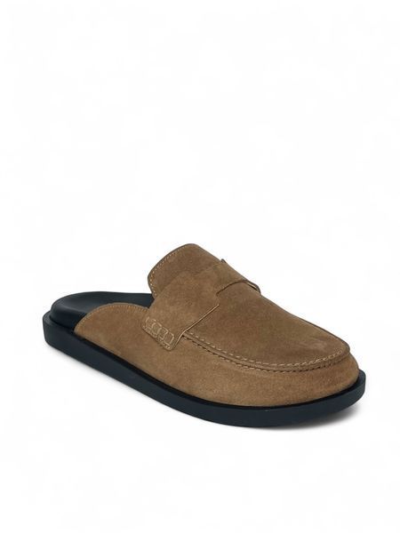 Castore suede slippers Lliya&rdquo;, unlined, size 41, 40, Suede, Black, Without lining, Лія