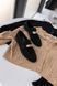 Shoes Leoni, leather, black, leather lining, 36, Suede, Black, Leather, Леоні