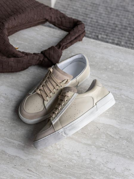 Sneakers Gold, sand color, size 36