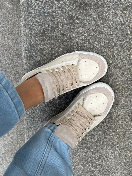 Sneakers Gold, sand color, size 36