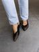Sandals Celestia black leather, unlined, size 36