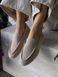 Loafers Meriel, gray-beige color, natural suede, unlined