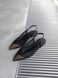 Sandals Celestia black leather, unlined, size 36