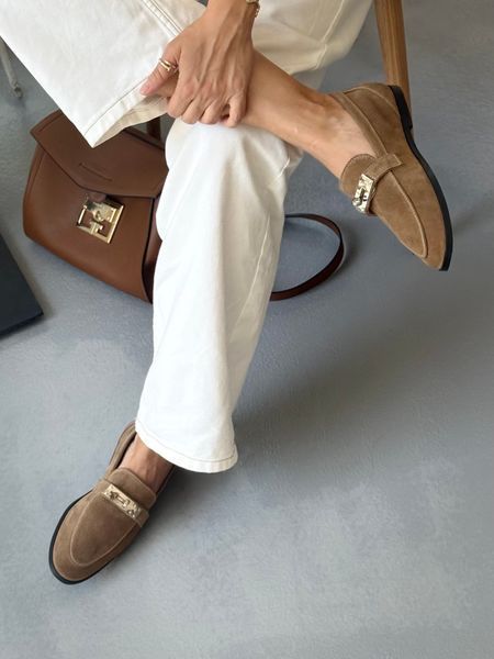 Shoes "Leoni", suede, castore color, leather lining, 36, Suede, Black, Leather, Леоні