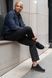 Richie sneakers, black, genuine suede, leather lining