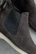 Nobles loafers, graphite color, genuine suede, wool lining