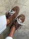 Sneakers Noten, color castoro suede, leather lining, size 36