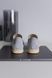 Loafers Loretto, metallic color, natural suede, unlined