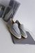 Loafers Loretto, metallic color, natural suede, unlined