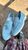 Lora з прикрасами блакитний замш без підкладки, 36 розмір Ц0001223336 фото