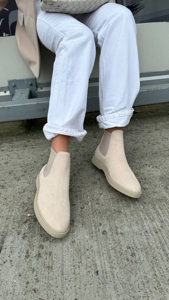 Mirt brush color, 36, Suede, Beige, Wool insulation, Мірт