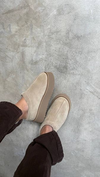 Uggs model &ldquo;Gaide&rdquo;, suede, sand color, fur lining, size 41, 36, Suede, Beige, Хутро, Gaide